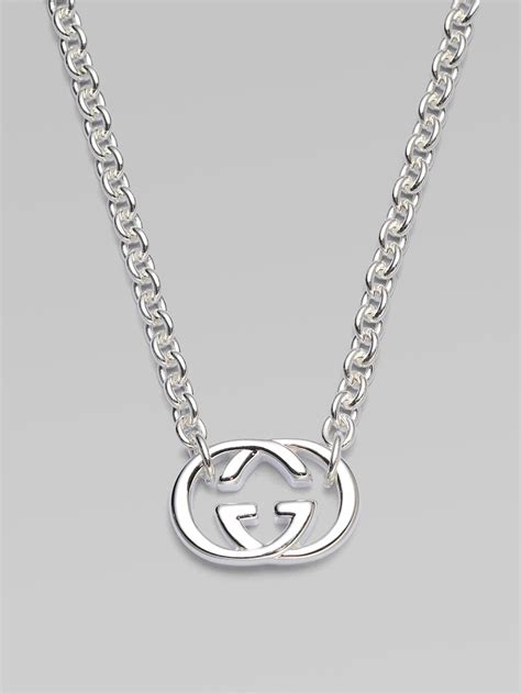 silver gucci|Gucci necklaces for women silver.